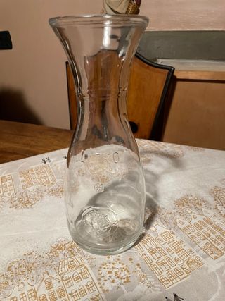 Caraffa Vino Vintage Litro Vetro Trasparente