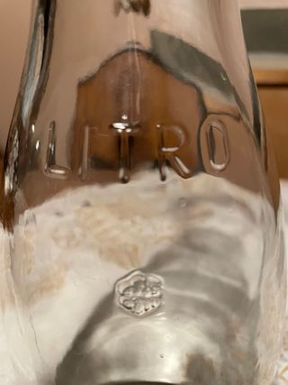 Caraffa Vino Vintage Litro Vetro Trasparente