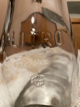 Caraffa Vino Vintage Litro Vetro Trasparente