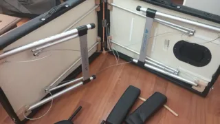 Camilla de masaje plegable aluminio Mobiclinic