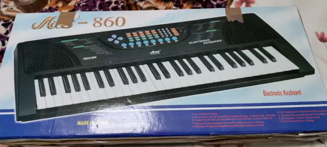 Teclado Electrónico Miles MTS-860 con micrófono .