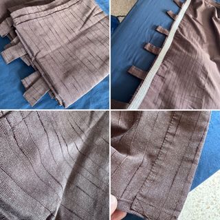 Patas de cortina Zara Home color chocolate