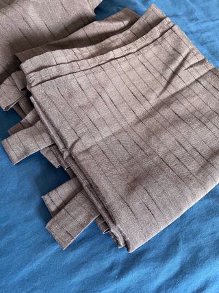 Patas de cortina Zara Home color chocolate