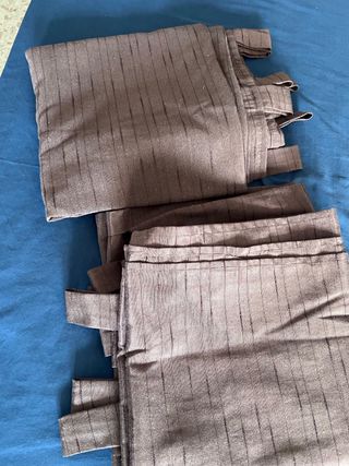 Patas de cortina Zara Home color chocolate