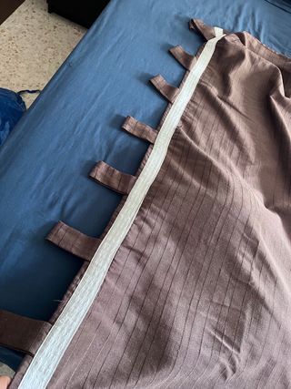 Patas de cortina Zara Home color chocolate