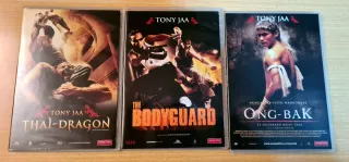 DVD Tony Jaa: Ong-Bak, The Bodyguard, Thai-Dragon