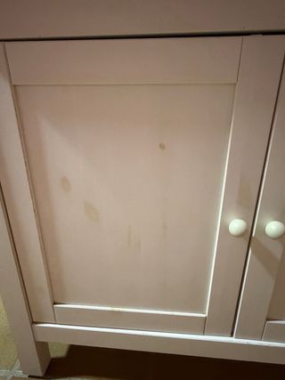 Armario escritorio madera blanco