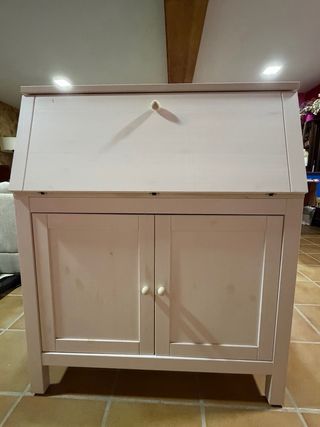 Armario escritorio madera blanco