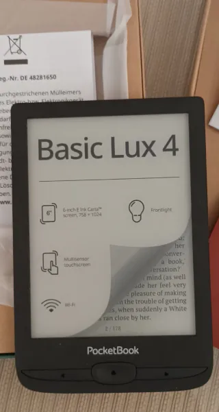 PocketBook Básico Lux 4 E-reader