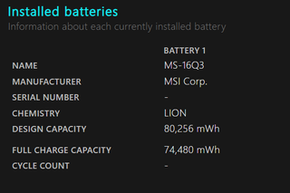 MSI P65 Creator 8RD i7 16GB RAM RTX1050Ti