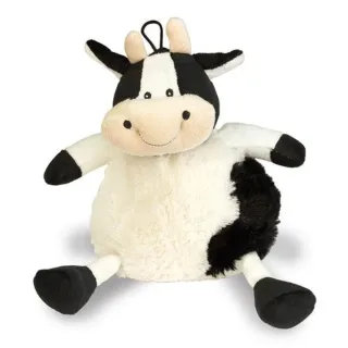 Peluche Vaca Blanco y Negro