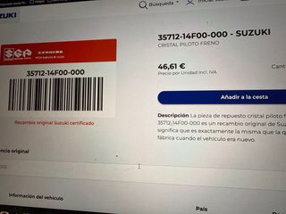 Piloto Trasero Suzuki Burgman 35712-14F00-000