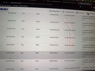 Piloto Trasero Suzuki Burgman 35712-14F00-000