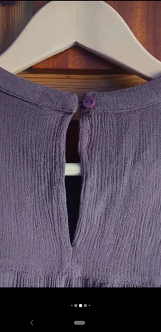 Blusa Boho marrón nueva