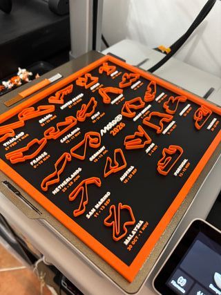 Quadro MotoGP 2026 3 - Calendario Completo 23 Gare