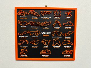 Quadro MotoGP 2026 3 - Calendario Completo 23 Gare