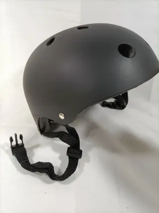 Casco Negro Bici y Skateboard Talla S