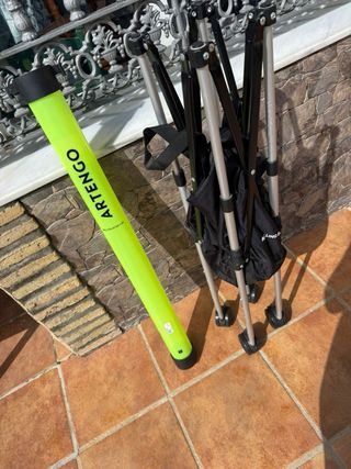 Carro y tubo recoge bolas Artengo