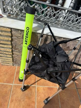 Carro y tubo recoge bolas Artengo