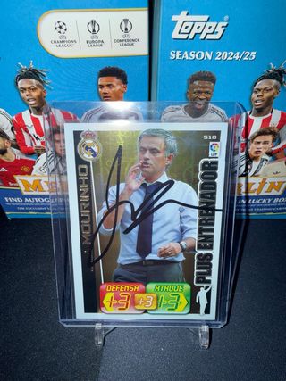 Jose Mourinho Adrenalyn XL 2012/13 Autógrafo