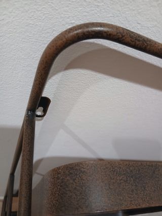 Espejo recibidor madera y metal
