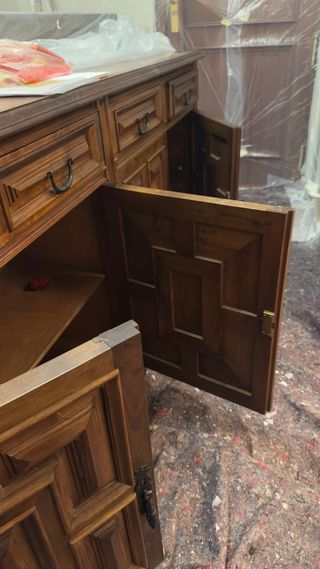 Aparador Castellano Nogal