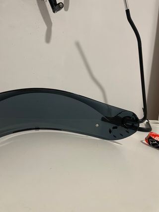 Visera Casco Moto Negra Oscura