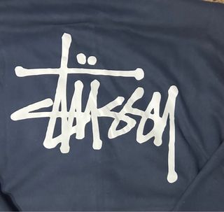 Sudadera Stüssy Azul Marino Cremallera