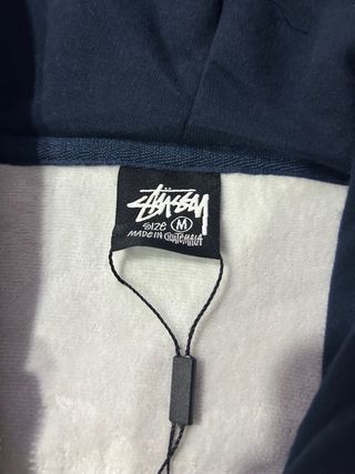 Sudadera Stüssy Azul Marino Cremallera