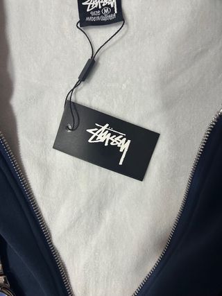 Sudadera Stüssy Azul Marino Cremallera