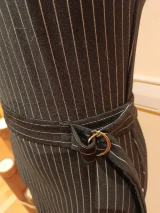 Vestido de rayas sin mangas