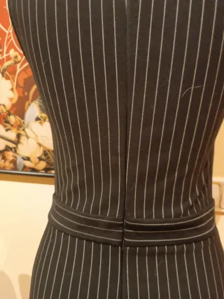 Vestido de rayas sin mangas