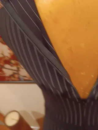 Vestido de rayas sin mangas