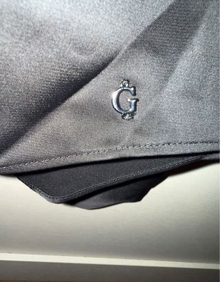 Camicia nera Guess in raso