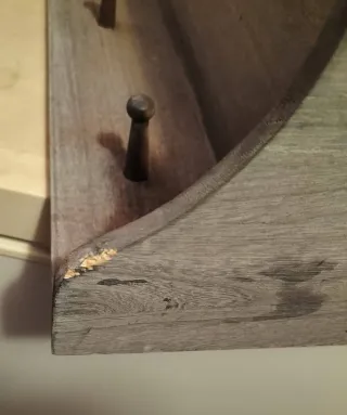 Appendiabiti con 3 cesti in vimini