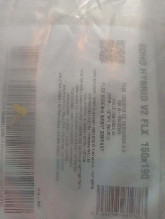 150x190 NUEVO FLEX SOHO HYBRID V2 COLCHÓN M ENSACA