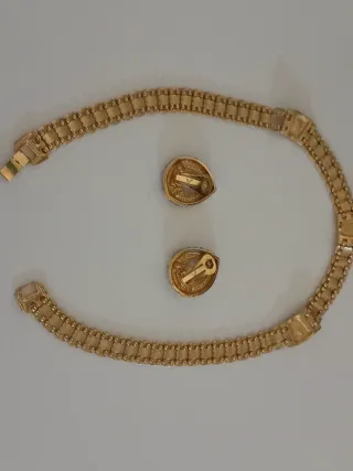 Collar y pendientes vintage