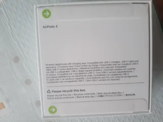 Auriculares Apple Blancos Air Pods 4 sin estrenar