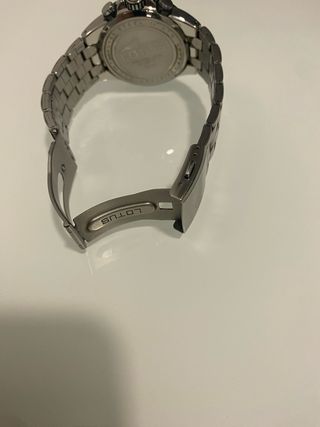 Reloj Lotus Cronógrafo Azul y Plateado