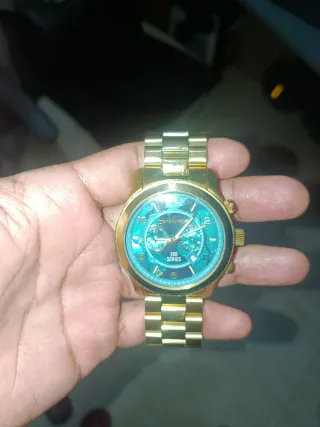 Reloj Michael Kors Dorado y Turquesa