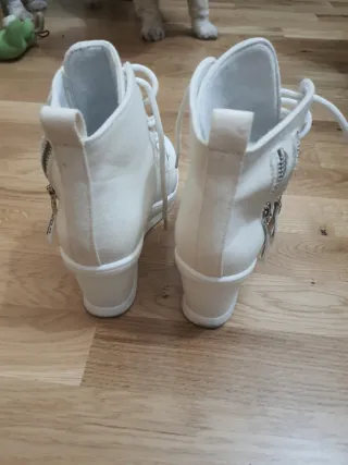 Botas/Botines Blancos