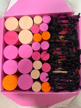 Cajas de embalaje Tous (Naranja y Rosa)