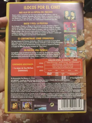 Los Simpson: Luces, Cámara, Acción DVD