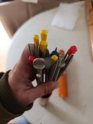 Pack agujas de tejer en caja