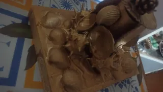 Figura Ángel en Concha Decorativa