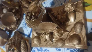 Figura Ángel en Concha Decorativa