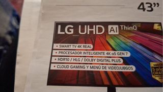 TV LG ThinQ 43” poco uso