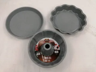 Set 3 teglie per dolci