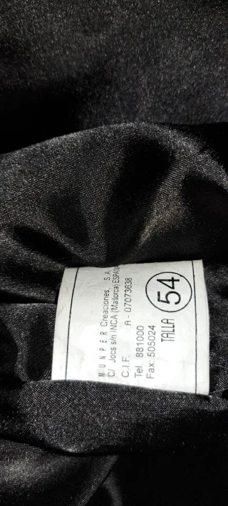 Chaqueta 3/4 Piel Hombre Marrón Oscuro