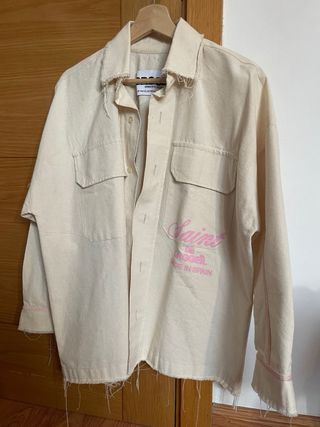 Camisa Orggeïl Beige Lino